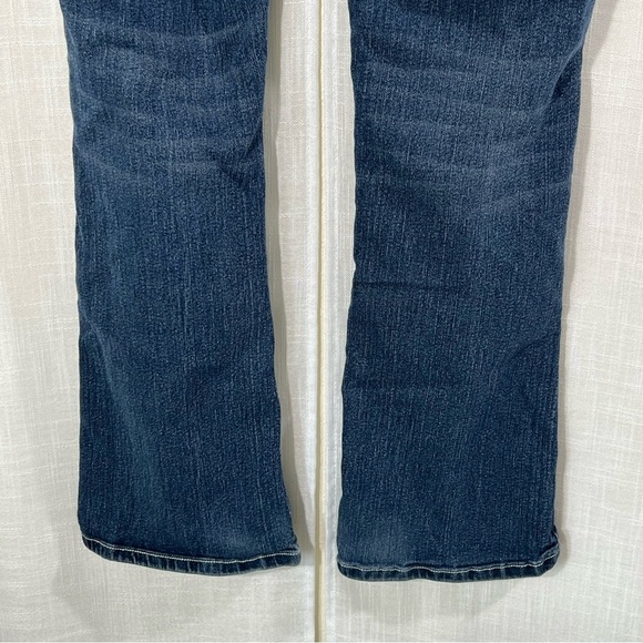 Wallflower Bootcut Bedazzled Back Pockets Blue Denim Jeans Size 9 - Picture 4 of 12